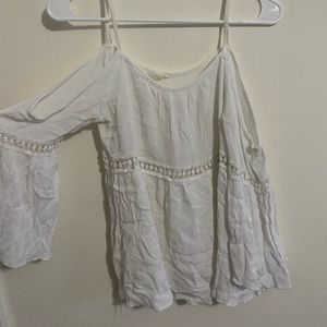 Flowy, shoulder-cutout top